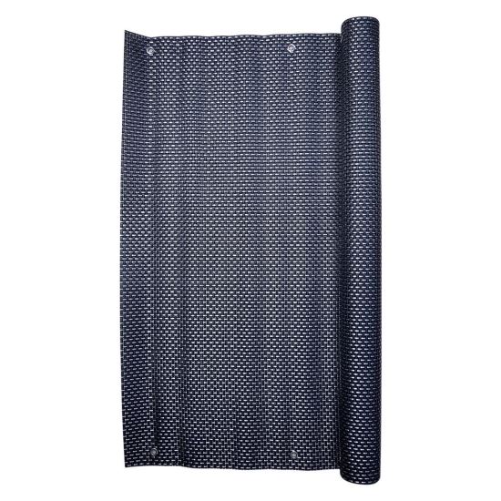Paravan pentru balcoane sau terase, Strend Pro Polyratan Anthracit,  dimensiune 0.9x3 m, UV, 800 g/m2