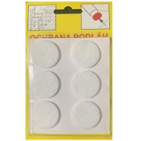 Set 6 protectii mobila Strend Pro KMS 106, diametru 28mm, Alb, rotunde