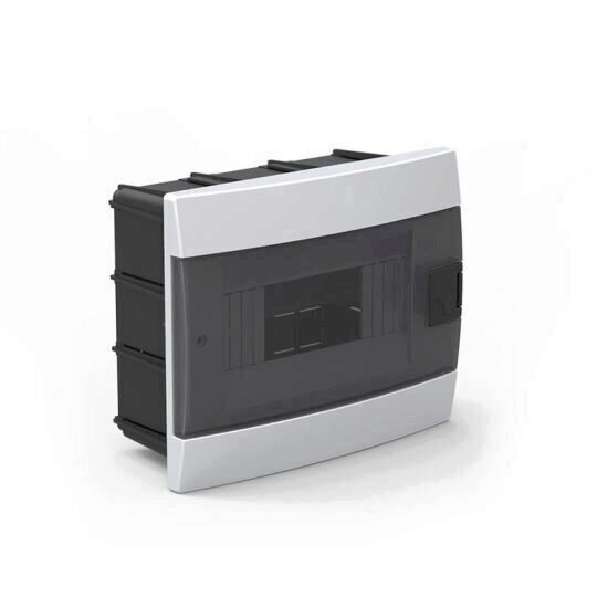 Tablou sigurante 8 module, TEB-8A, Alb, Incastrabil