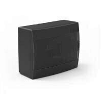 Tablou sigurante 8 module, TEB-8N, Negru, Aparent