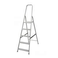 Scara aluminiu pliabila, 5 trepte, platforma, 125kg, Strend Pro D5