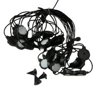 Ghirlanda luminoasa RGB Telecomanda, lungime 18 m, 100-240 V, 24 led-uri, 12 W, IP44, fixare in pamant, perete sau agatare