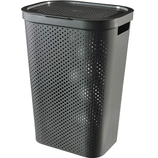 Cos rufe, Curver Infinity Recycled 60L, Antracit, 44x60x35 cm