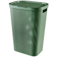 Cos rufe, Curver Infinity Recycled 60L, Verde, 44x60x35 cm