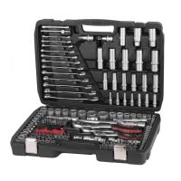 Trusa de scule si unelte Strend Pro Pro S221, 215 piese, 1/2", 1/4", 3/8", Crom-Vanadiu