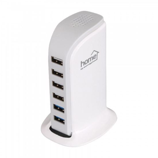 Incarcator de retea HomeSA 4000USB, 6xUSB, 4A
