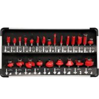 Set freze pentru lemn Yato YT-6801, 24buc, in valiza aluminiu