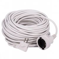 Cablu prelungitor cu cupla Home  NV 2-30/W, lungime 30 m, alb