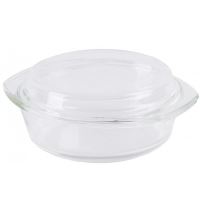 Vas termorezistent MagicHome 1.5 l, rotund, transparent, 24x20.6x9.7 cm