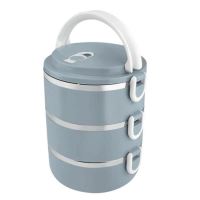 Set 3 caserole termice Strend Pro MagicHome LB933, 1.5L, tip sufertas, albastru