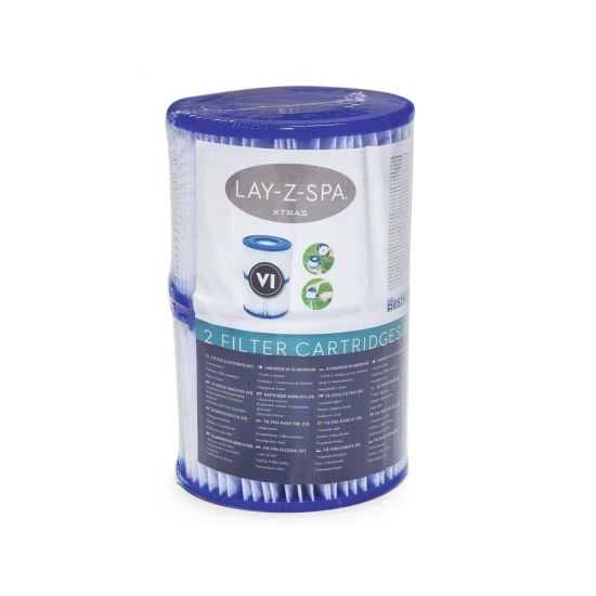 Set 2 filtre  Bestway® 60311 Lay-Z-Spa™ Cartridge VI, diametru 10 cm