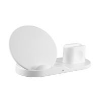 Statie incarcare telefoane Home Wireless Qi 3 in 1, SA2000QI , conector Lightning USB/USB-C 