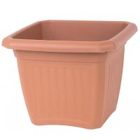Ghiveci patrat Strend Pro Economy SQ1 Terracotta, 3.5l, 20x20cm, fara farfurie