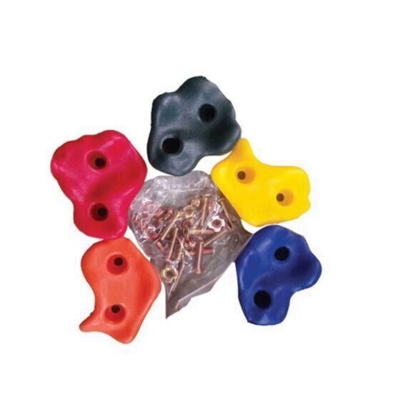 Set 5 piese pentru perete alpinism, Strend Pro  HARUKI, culoare verde