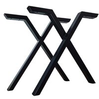 Set 2 picioare pentru mese, Krodesign KRO-1279, dimensiune 71x71 cm