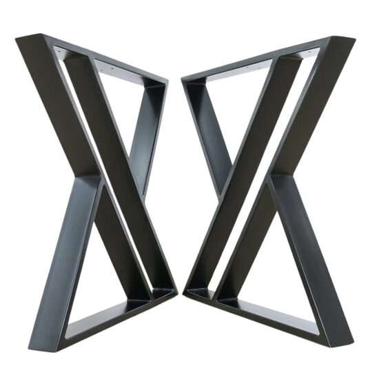 Set 2 picioare pentru masa, Krodesign  KRO-1264, 71x71 cm