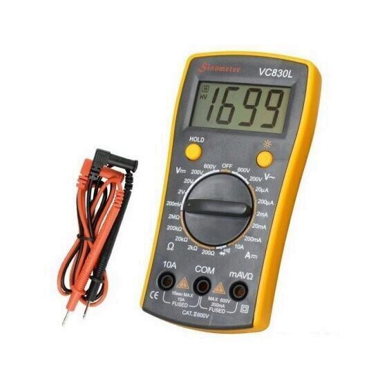 Multimetru digital Home VC 830L, cabluri masurare incluse