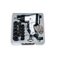 Cheie pneumatica cu impact in trusa, Fervi 0044, prindere 1/2”, 320 Nm, 7000 rpm, accesorii incluse