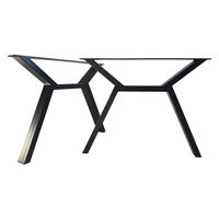 Set 2 picioare pentru banca, Krodesign KRO-1282, dimensiune 41x30 cm