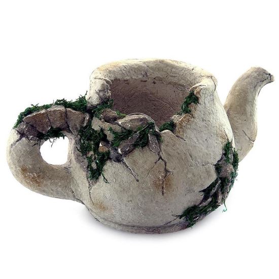 Decoratiune gradina Strend Pro Ceramic Gecco 2440, Ceainic pentru flori, 40x23x20 cm