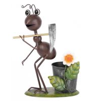 Ghiveci decorativ pentru gradina Strend Pro Mecco 4030, Furnicuta cu sapa, 28x16x40 cm