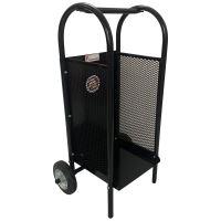 Carucior pentru transportat si depozitat lemne Vivatechnix VMD-1019, max 40 Kg, Negru