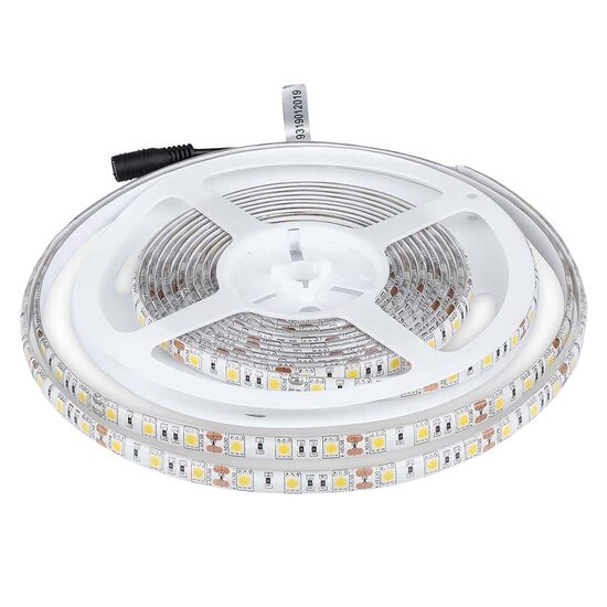 Banda led SMD5050, 60 LED/m, 3000K lumina calda, IP65, lungime 5 m