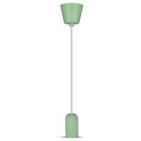 Pendul tavan, ceramica, Verde, fara bec, E27, dimensiune 50 x 95 x 1050 mm