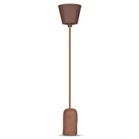 Pendul tavan, ceramica, Maro, fara bec, E27, dimensiune 50 x 95 x 1050 mm
