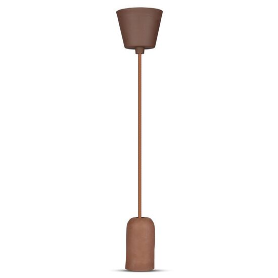 Pendul tavan, ceramica, Maro, fara bec, E27, dimensiune 50 x 95 x 1050 mm