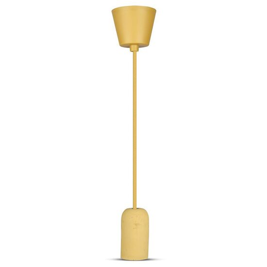 Pendul tavan, ceramica, Bej, fara bec, E27, dimensiune 50 x 95 x 1050 mm