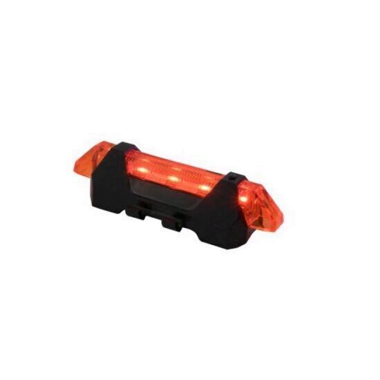 Lampa cu led pentru bicicleta, Home BV 14/RD, culoare rosie, reincarcabila