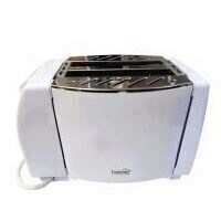 Prajitor de paine Home HG KP 01, 750 W, 2 felii, Alb, 7 nivele