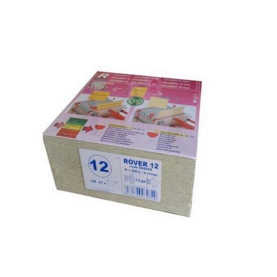 Placi filtrante pentru vin Rover 12, dimensiune 20 x 20 cm, clarificare medie, 25 buc/set
