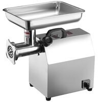 Masina de tocat carne Vevor Industrial Inox, motor cu inductir 650 W, capacitate 3.76 kg/min, 2 x site, 2 x cutite, accesoriu carnati