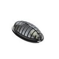 Lampa pentru exterior, de perete sau tavan, Horoz Electric Aqua Wall, Neagra, IP 54, 246x140x85 mm