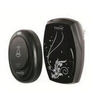 Sonerie fara fir Home DB 102AC, alimentare sonerie la priza 220 V, distanta max. 100 m, 36 melodii, Neagra