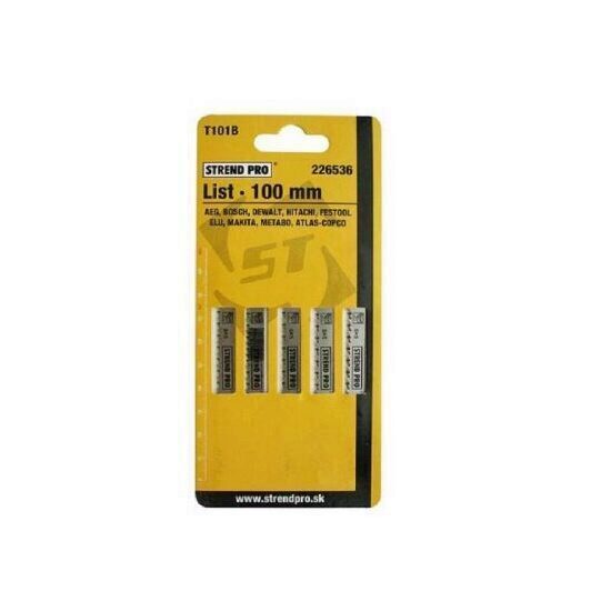 Panze pentru fierastrau pendular Strend Pro T101B, lungime 100 mm, 10z