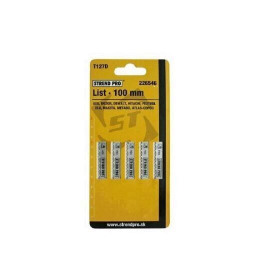 Panze pentru fierastrau pendular Strend Pro T127D, lungime 100 mm, 8z