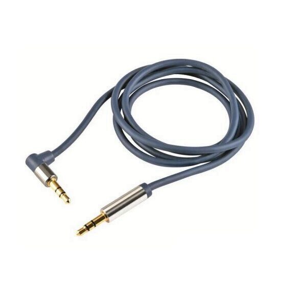 Cablu stereo, USE A 51-1M, mufe aurite Jack 3.5mm, lungime 1m