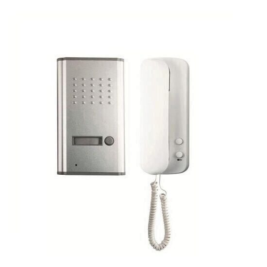 Set interfon cu fir Home DP 02, unitate exterioara metalica