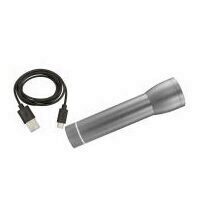 Acumulator extern universal Home PB 2600/SL, capacitate 2600 mAh, Argintiu, lanterna cu Led, carcasa aluminiu