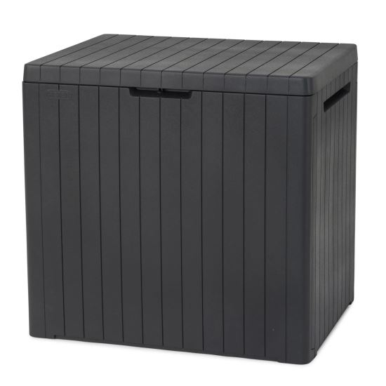 Lada depozitare exterior Keter City Storage, Antracit, 113L, 57.8 x 44 x 55cm