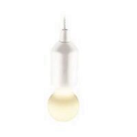 Lampa cu led, comutator cu snur, Home PLZ 1/WH, Alba, alimentare baterii
