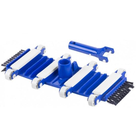 Cap vid aspirator piscina Strend Pro Flexibil, cu perie laterala 26.5 cm