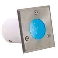 Aplica incastrabila de exterior Inci HL 941L, otel inoxidabil, IP67, 1.2W, 75 lm, Led, lumina albastra