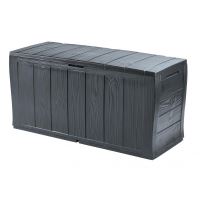 Lada depozitare exterior Keter Sherwood Anthracit 270L, Gri, 117x45x57.5cm