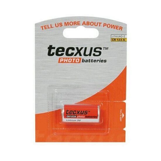 Baterie lithium Tecxus TC CR 123A, 3 V