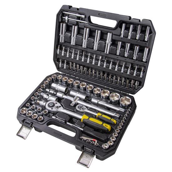 Trusa chei tubulare Topmaster Profesional 339206, Cr-V, 108 piese