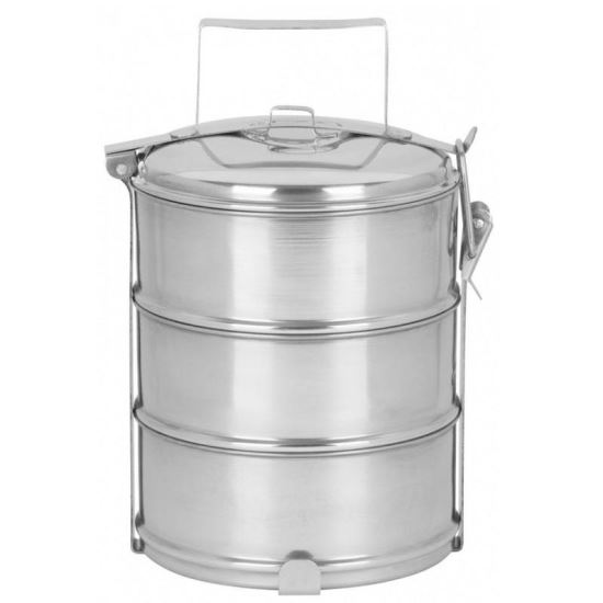 Set 3 caserole inox Strend Pro SS682, 3x1.2 l, Inox, 16x26 cm